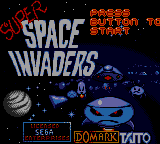 Super Space Invaders (USA, Europe) Title Screen
